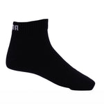 Unisex's Casual Quarter Socks 3 Pairs Black 701221174002