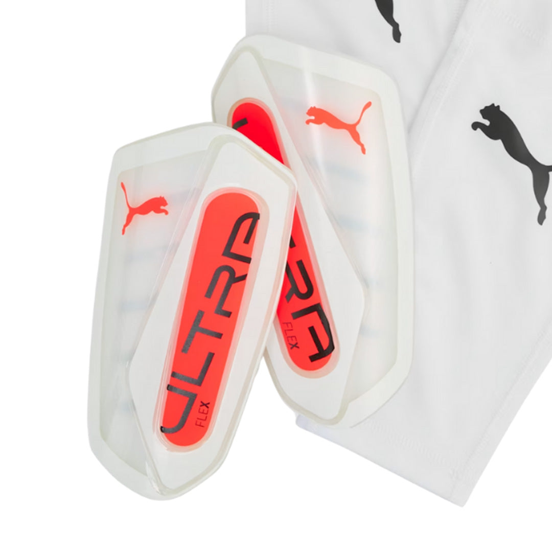 Ultra Flex Men's Football Shinguard White 030987 01