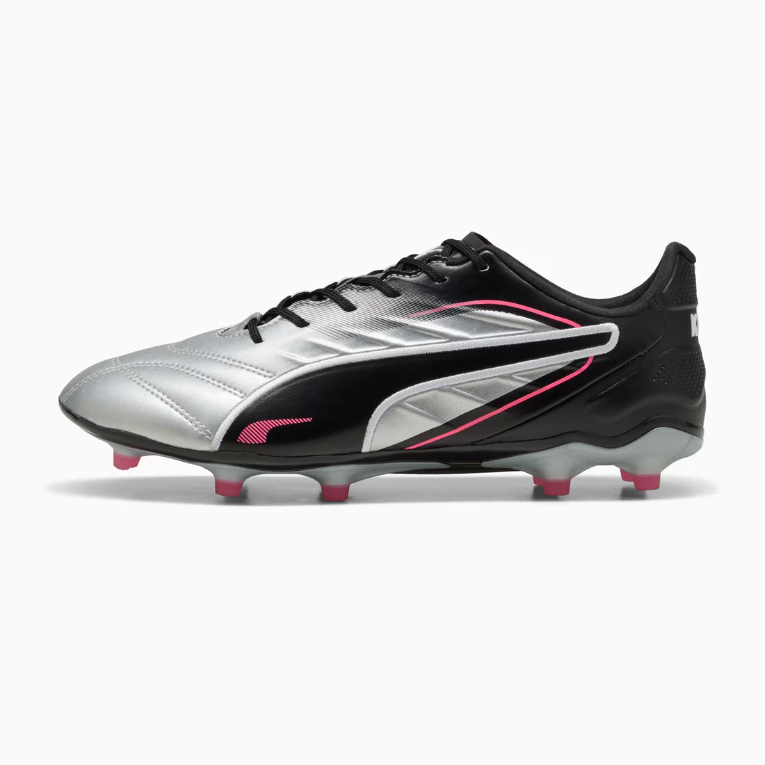 King Pro Men Silver Football Boots 108308 02