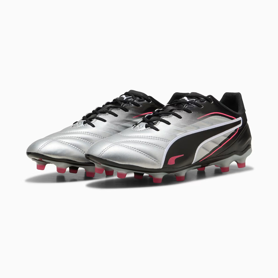 King Pro Men Silver Football Boots 108308 02