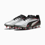King Pro Men Silver Football Boots 108308 02