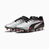 King Pro Men Silver Football Boots 108308 02