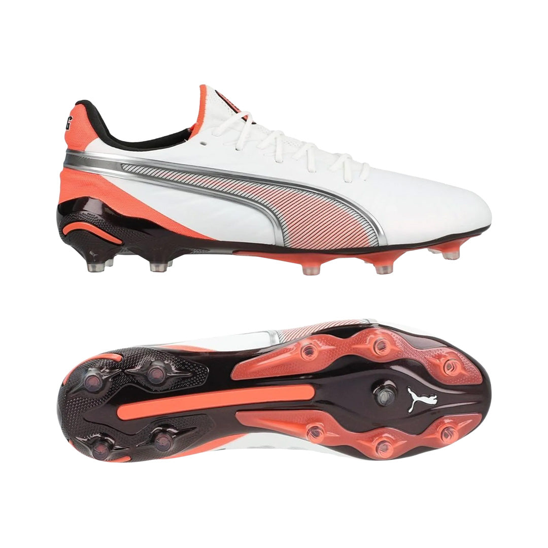 King Ultimate FG/AG Men's Football Boots White 108821 01