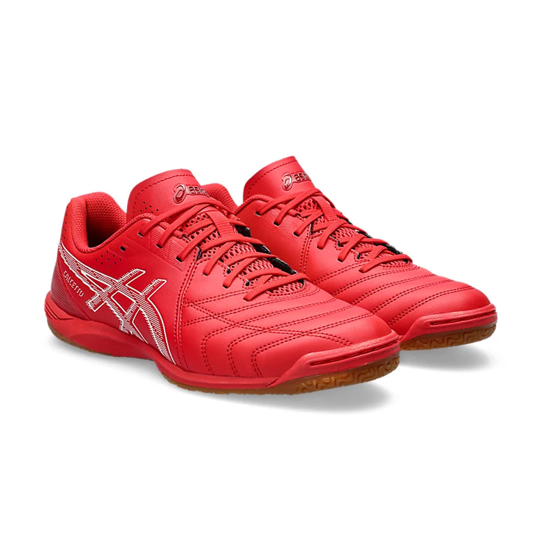 Asics Calcetto WD9 Men's Football Futsal Shoes Red