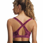 Medium Support Women's Crossback Printed Sports Bra Pink 1361042-659