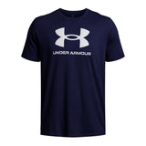 Style Logo Men's Round Neck Blue 1382911-408
