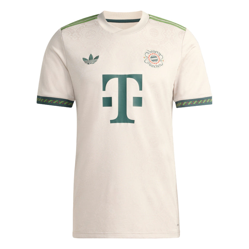 FC Bayern 2025/2026 Wiesn Men's Replica Jersey Beige JN6374