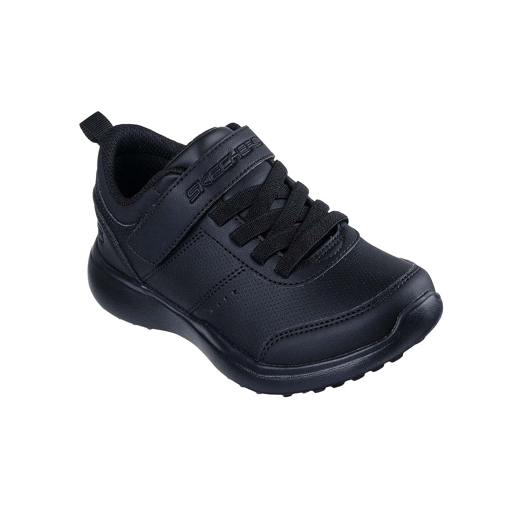 Microstrides-Out of Summer Junior's School Shoes Black 302641L-BBK