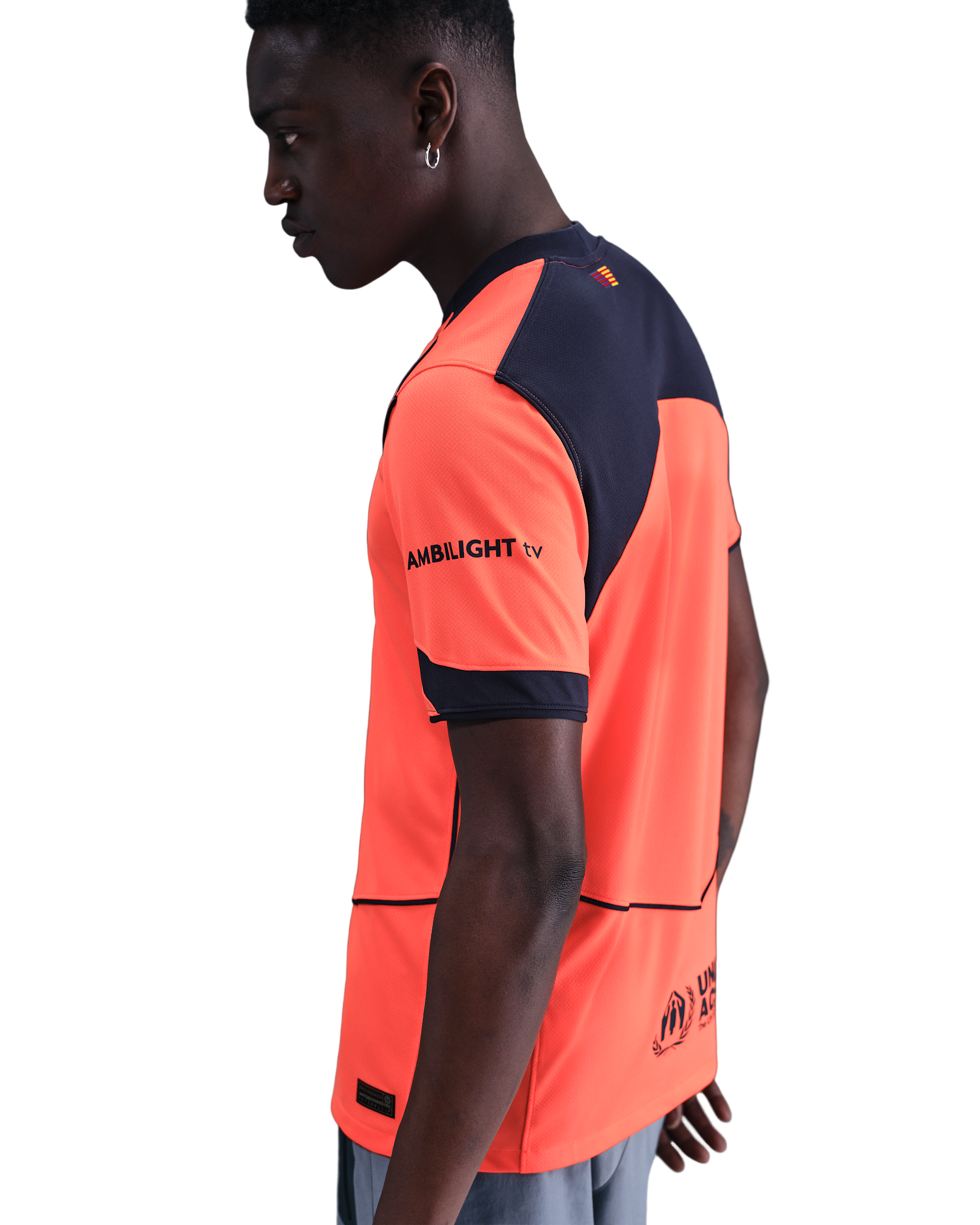 F.C. Barcelona 2025/2026 Stadium Third Men's Replica Jersey Orange HM3201-855