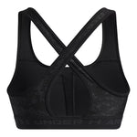 Medium Support Women's Crossback Mid Printed Sports Bra Black 1361042-013