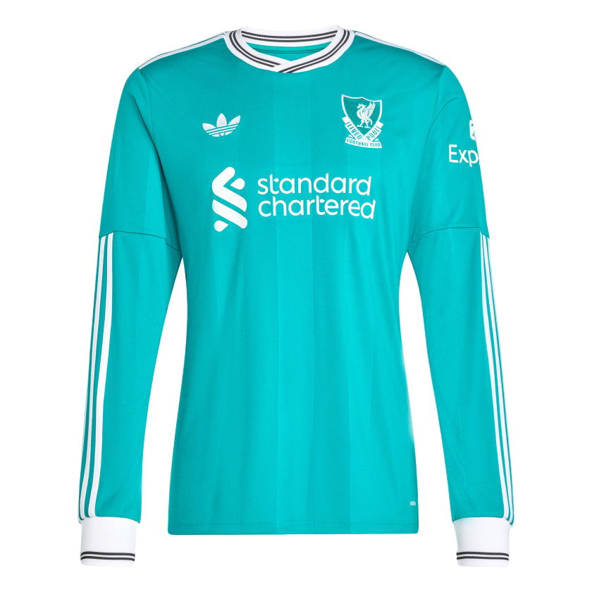 LIVERPOOL FC 2025/2026 Third Long Sleeve Men's Replica Jersey Green JV6464