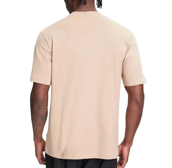 Men's S/S Round Neck Shirt Beige JX5709