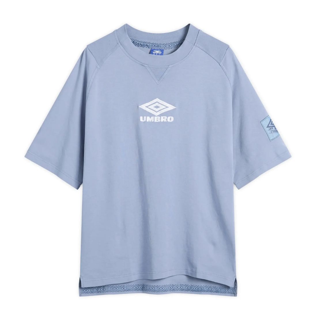 Iconic Drill Men's Round Neck Blue 56088U-NF4