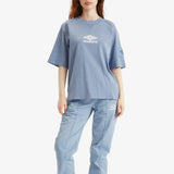 Iconic Drill Men's Round Neck Blue 56088U-NF4
