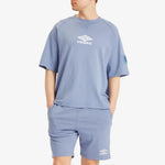Iconic Drill Men's Round Neck Blue 56088U-NF4