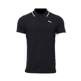 Essential Elevated Collar Tipping Men's Polo Tee Black 691473 01
