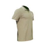 Essential Elevated Collar Tipping Men's Polo Tee Beige 691473 81