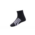 Unisex's Quarter Casual Socks Multi Color 2 Pairs Black & Grey- 701234115001