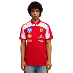 Scuderia Ferrari Polo Men Replica Jersey Red 713829 01