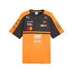PUMA McLaren replica jersey in orange and grey with sponsor logos