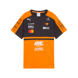 PUMA McLaren junior replica jersey in orange and black with sponsor logos