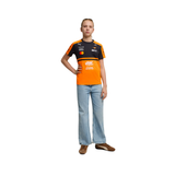 PUMA McLaren Junior Replica Jersey in orange and black with sponsor logos