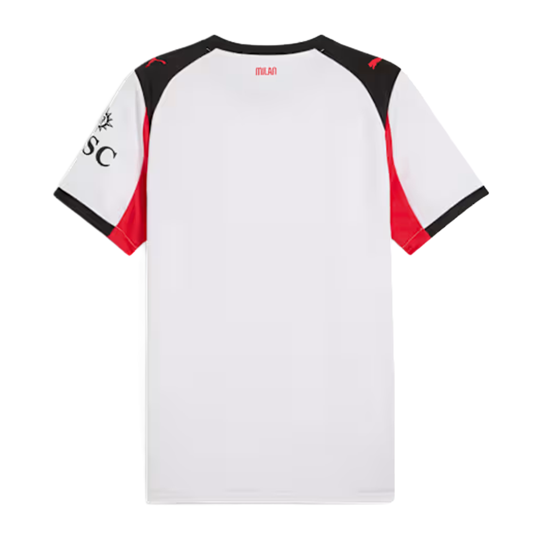 AC Milan 2025/2026 Away Men's Replica Jersey White 779971 02