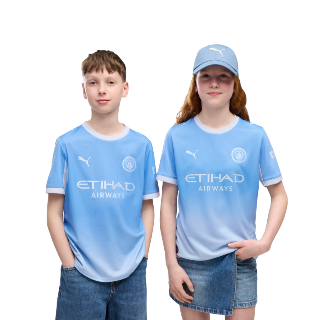 Manchester City Home 26/27 Jr B Replica Jersey Blue 784329 01