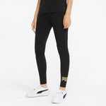Essentials+ Metallic Women'S Legging BLACK