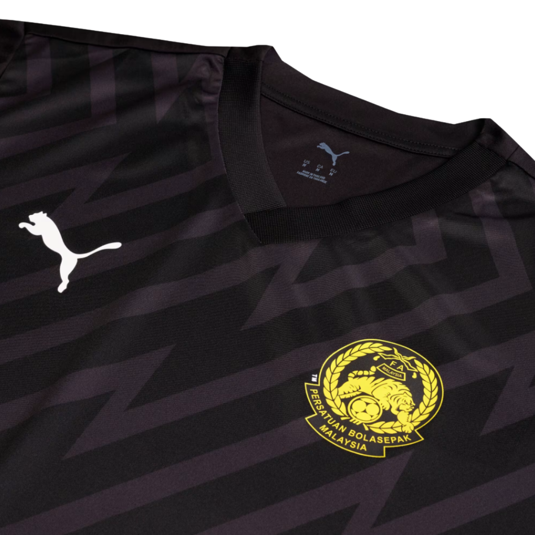 FAM Harimau Malaya Stadium Men Training Jersey Black 949168 03