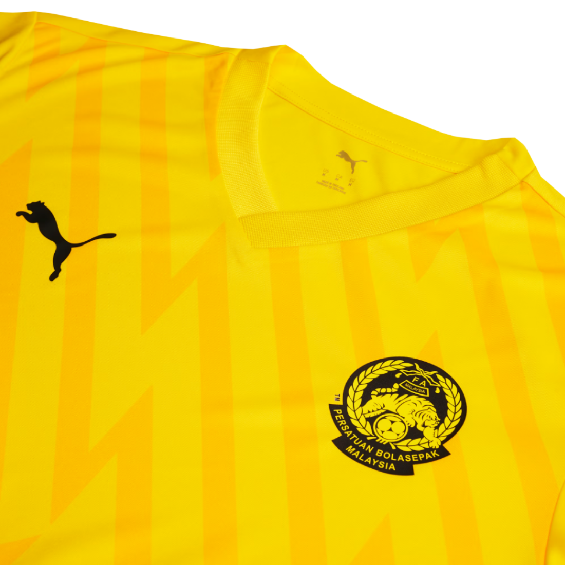 FAM Harimau Malaya Stadium Men Training Jersey Yellow 949168 07