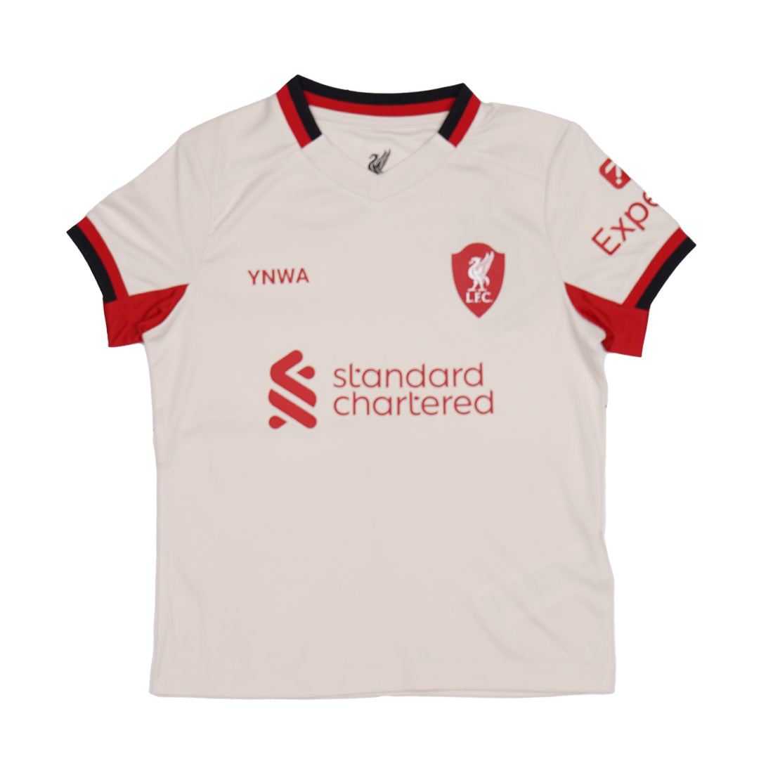 LIVERPOOL FC (LFC) 2025/2026 Junior's Fan Away Jersey Beige A25SP08