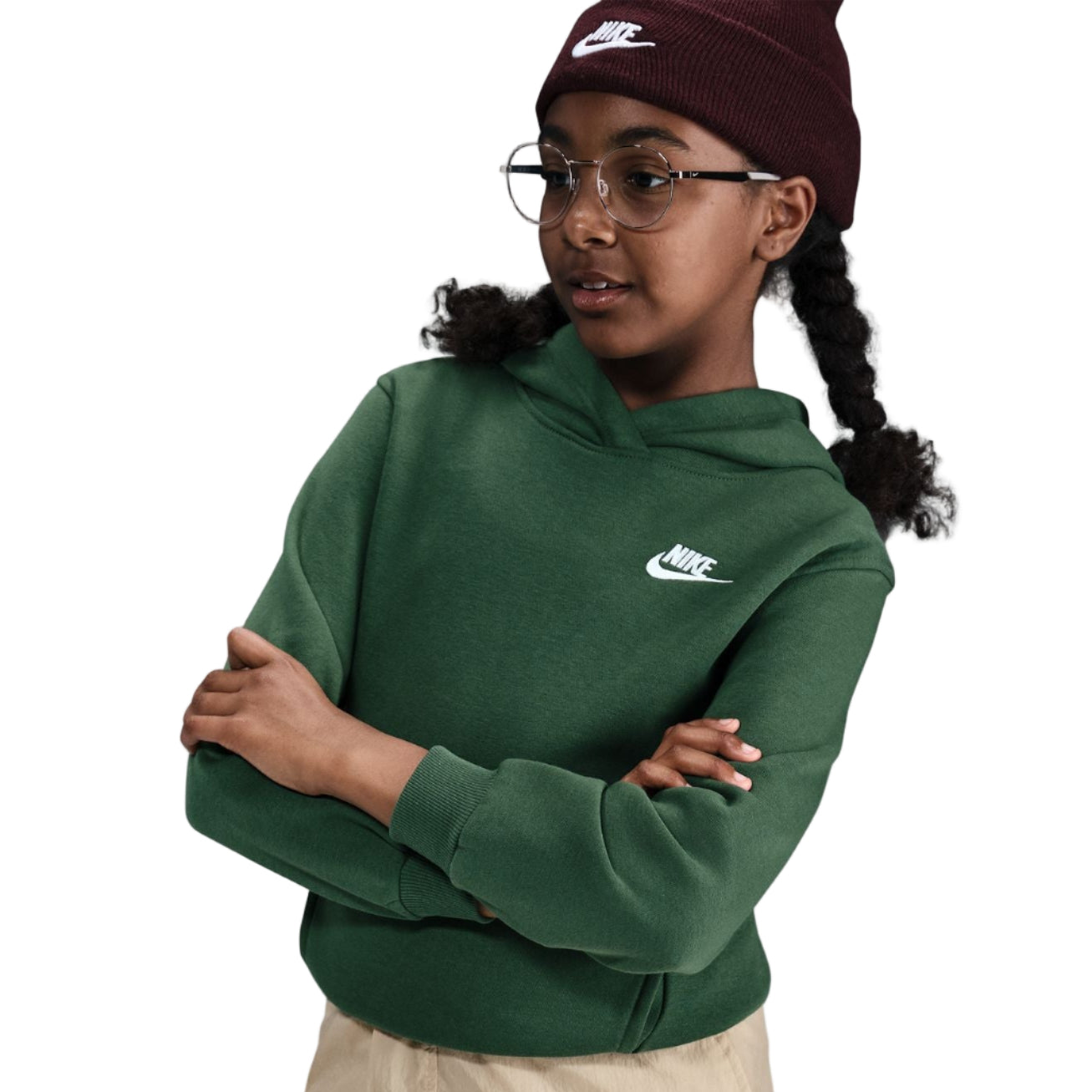 Sportswear Club Fleece Junior Jacket Green FD3000-323