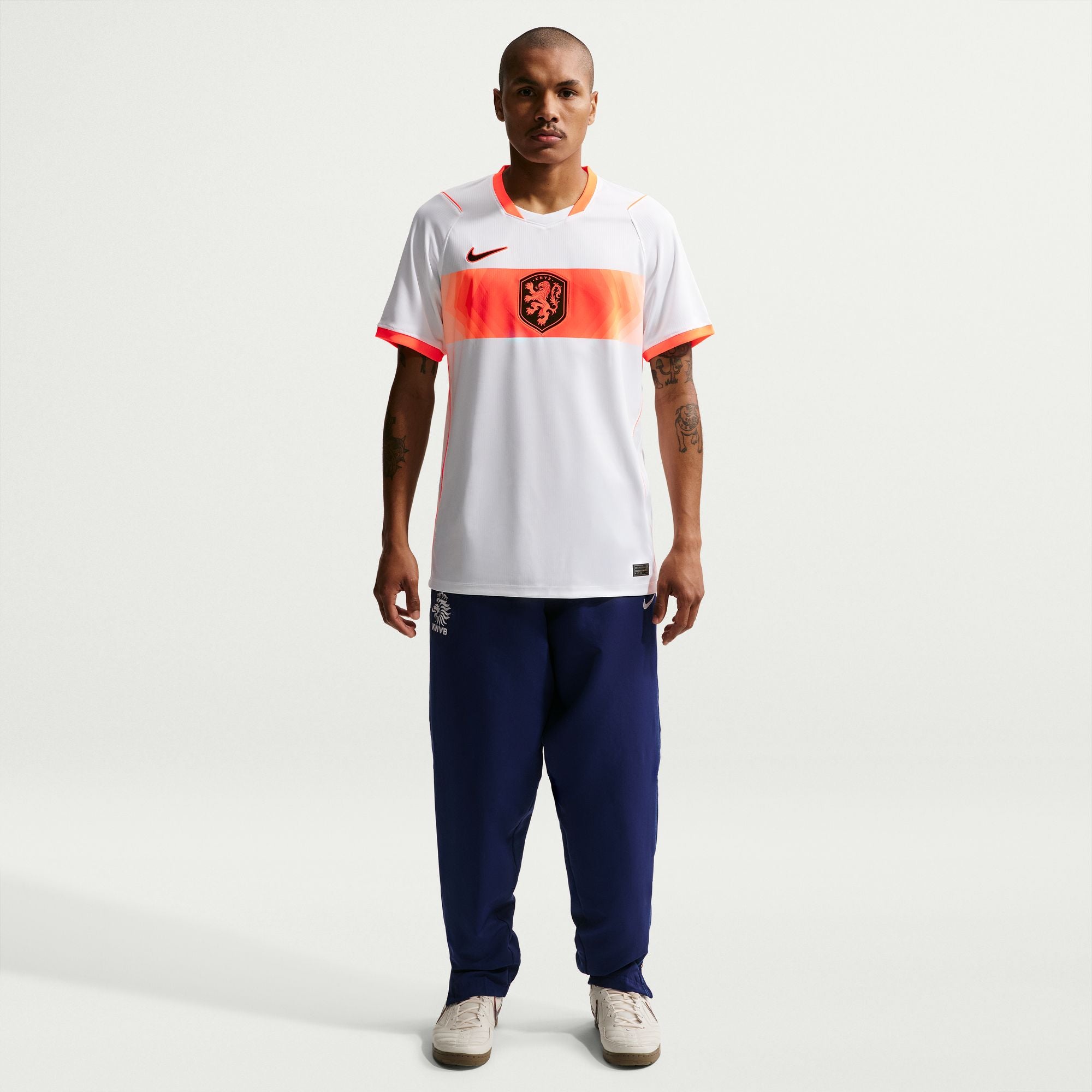 Netherlands Stadium Away 2026 Men Replica Jersey White IB5391-100