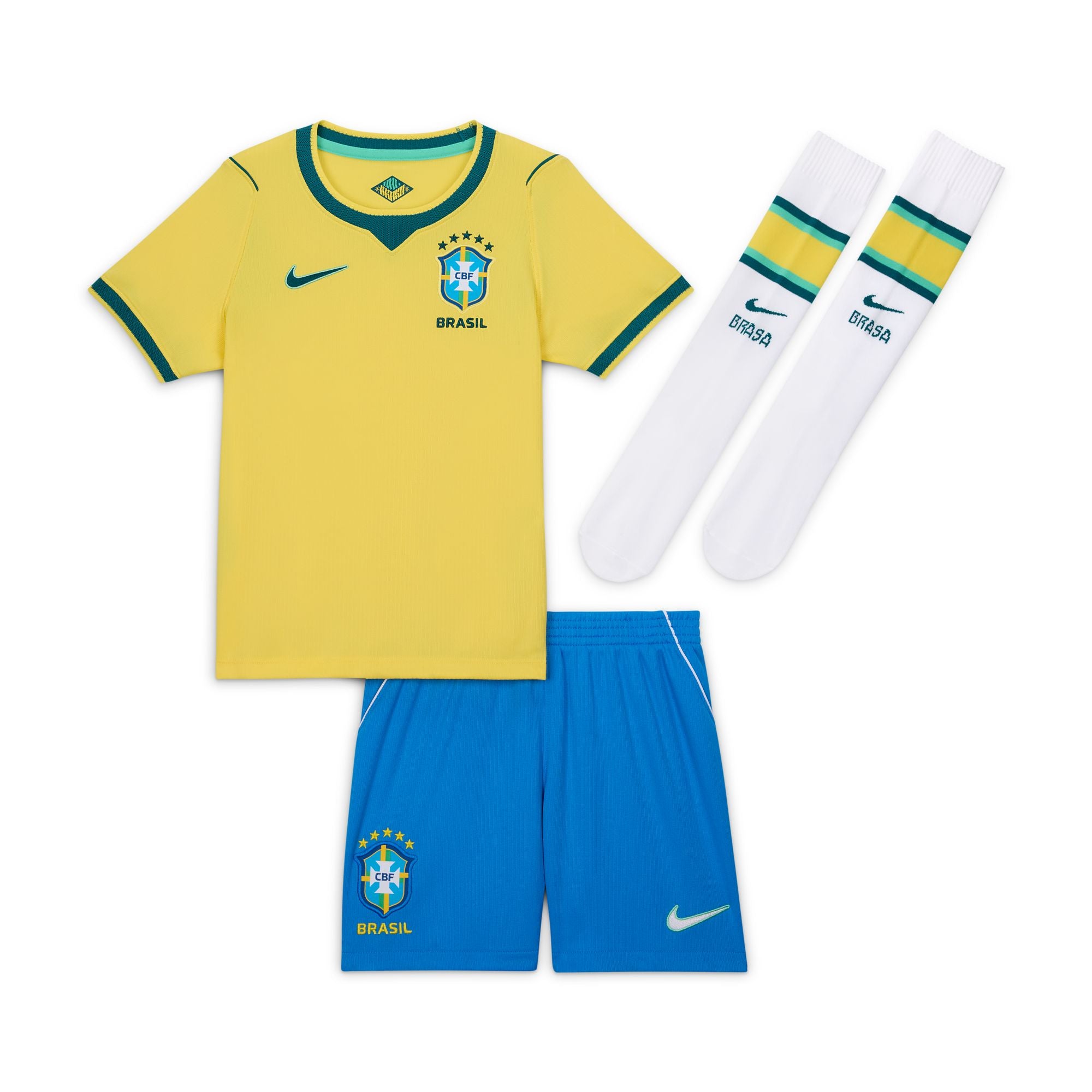 Brazil Stadium Home 2026 Infant Boy Infant Set Yellow IO8971-724
