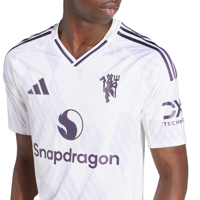 MANCHESTER UNITED 2025/2026 Away Men's Replica Jersey White JI7423