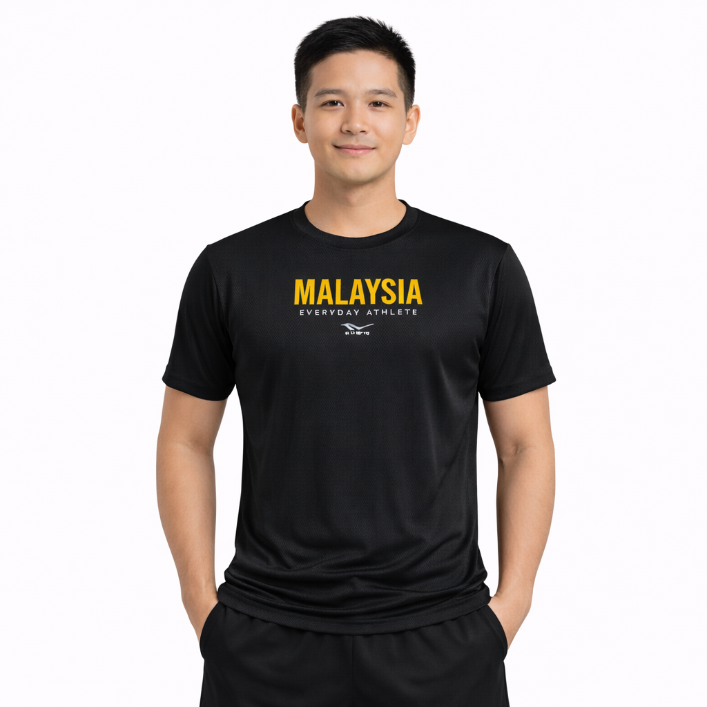 (ONLINE EXCLUSIVE) Limited Edition Malaysia Fit Unisex Adult's Jersey Black Shirt BA03058801