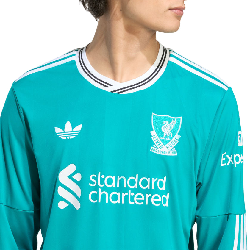 LIVERPOOL FC 2025/2026 Third Long Sleeve Men's Replica Jersey Green JV6464