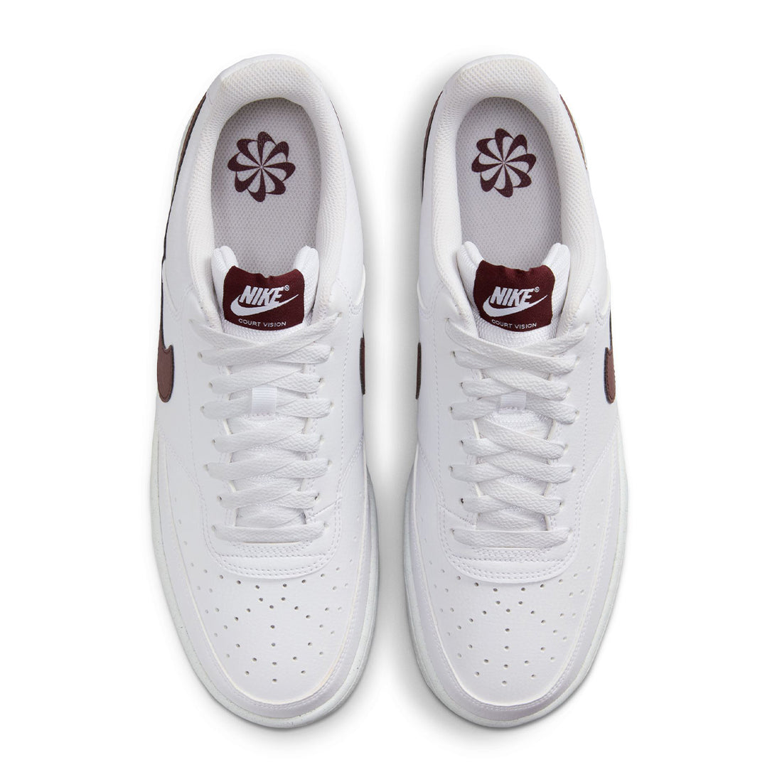 Court Vision Low Next Nature Men's Shoes White Burgundy DH2987-113