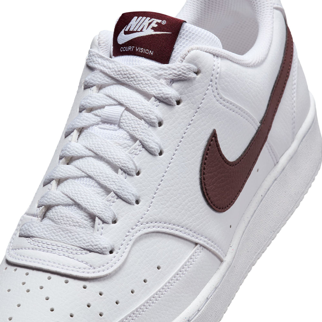 Court Vision Low Next Nature Men's Shoes White Burgundy DH2987-113