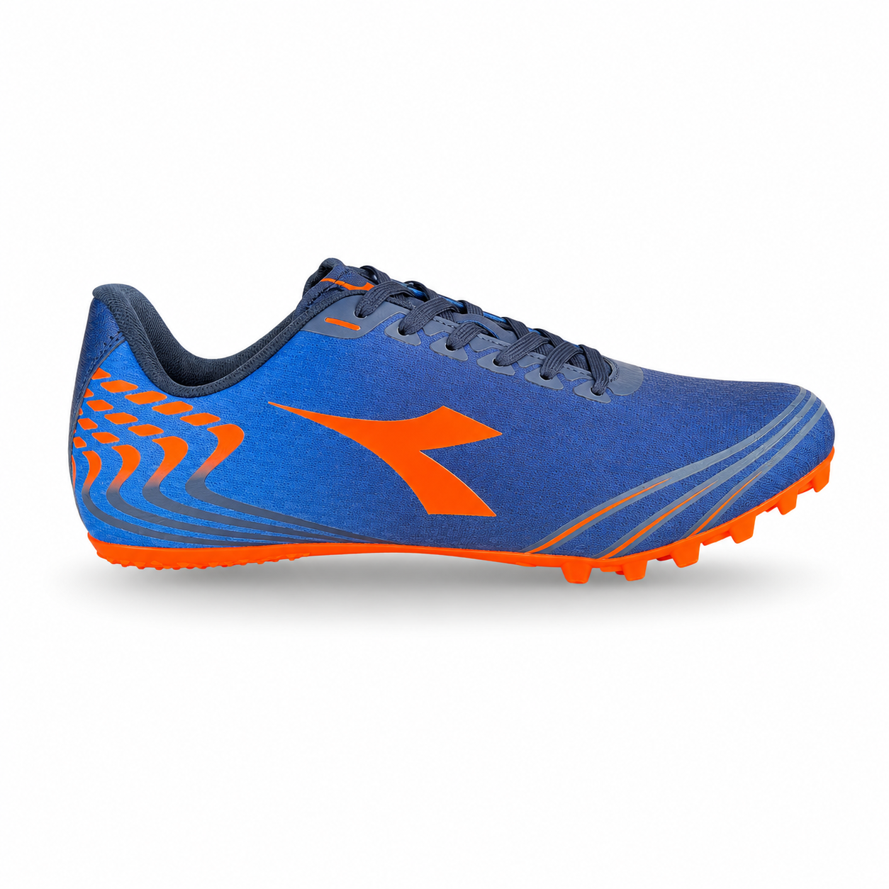 DIADORA Campione Men Spike Shoes Blue DSSE8290-NVY sports shoes for men with durable outsole, lightweight design, and comfortable fit for training.