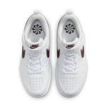 Nike Court Borough Low Recraft Little Kids' Shoes White Maroon