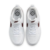 Nike Court Borough Low Recraft Little Kids' Shoes White Maroon