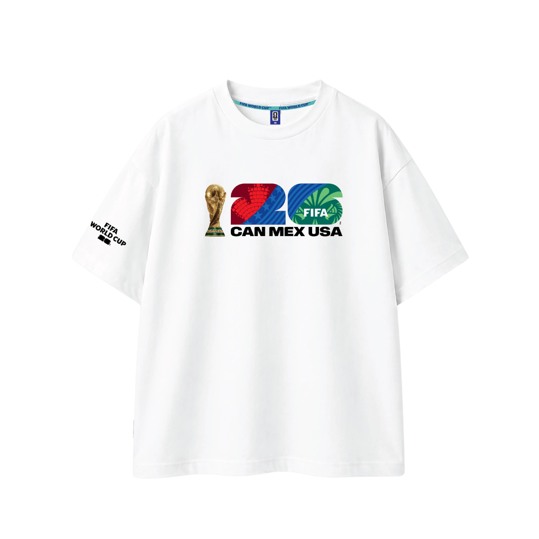 Oversize Men S/S Round Neck White EST1108-5-WHT