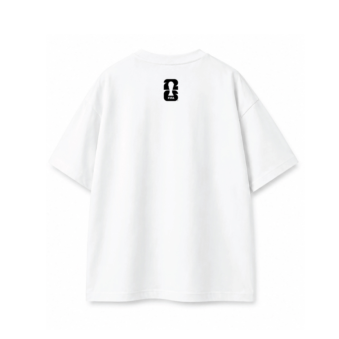 Oversize Men S/S Round Neck White EST1108-5-WHT
