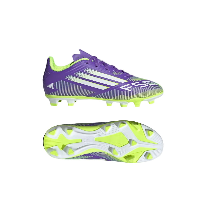 F50 Club Fg/Mg Junior Football Boots Purple JI0030