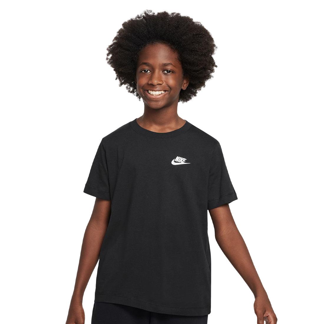 Nike Sportswear Round Neck Older Kids' T-Shirt Black