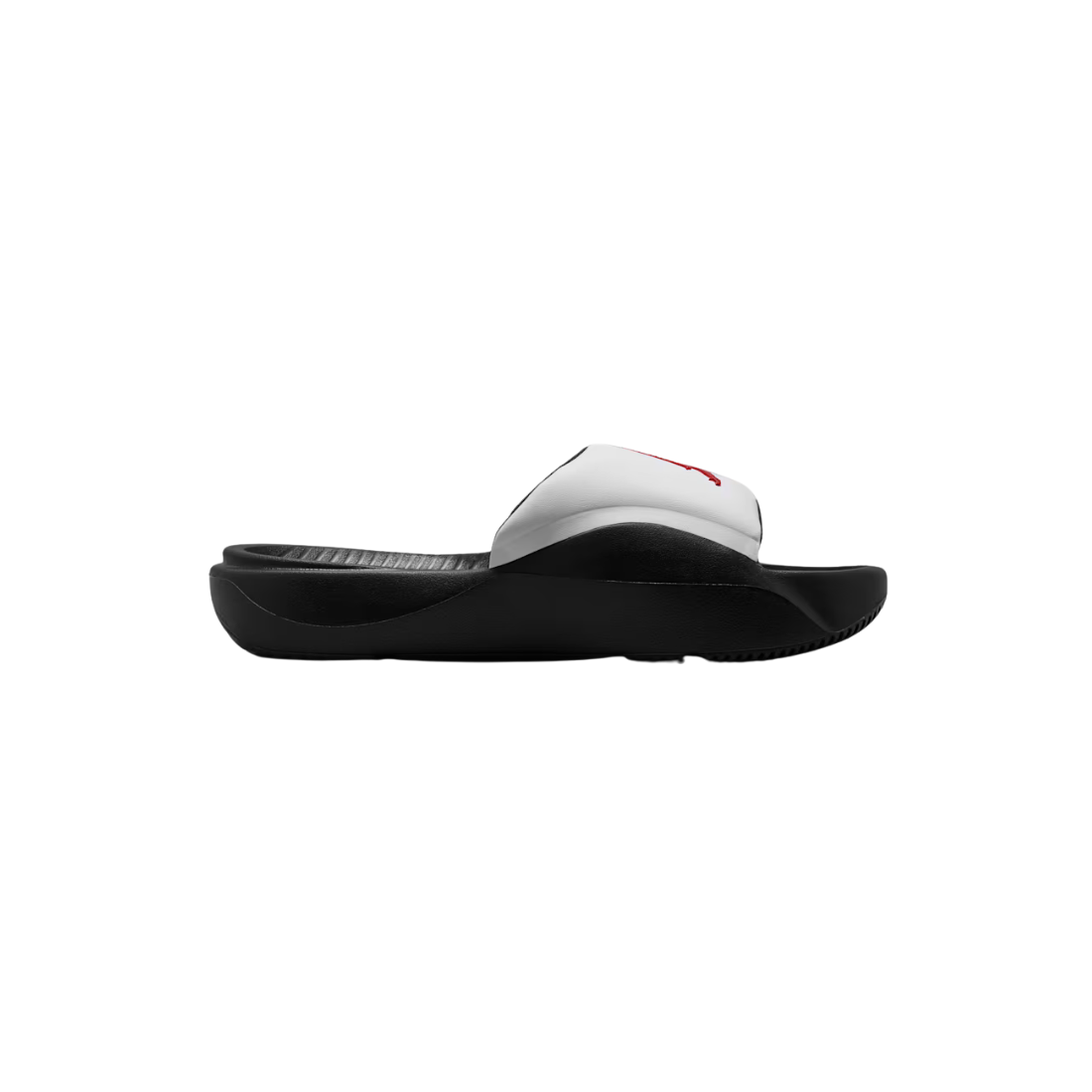 Black Slipper on a white background