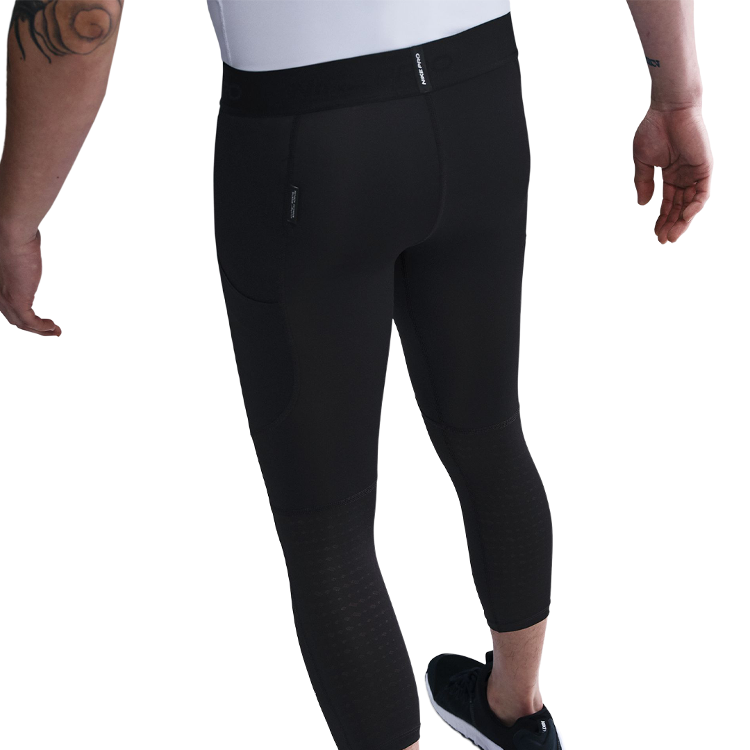 Breathe Men's 3/4 Tight Pants Black HJ4052-010