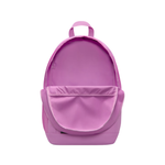 A light purple backpack with a front slip pocket, shown from the back against a plain white background.